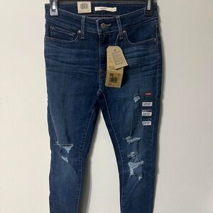 Levi Womens 711 Skinny Size 25